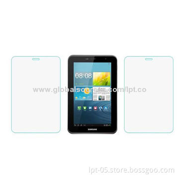 Tempered-glass Tablet Screen Protector for Samsung P3100, OEM/ODM Orders Welcomed